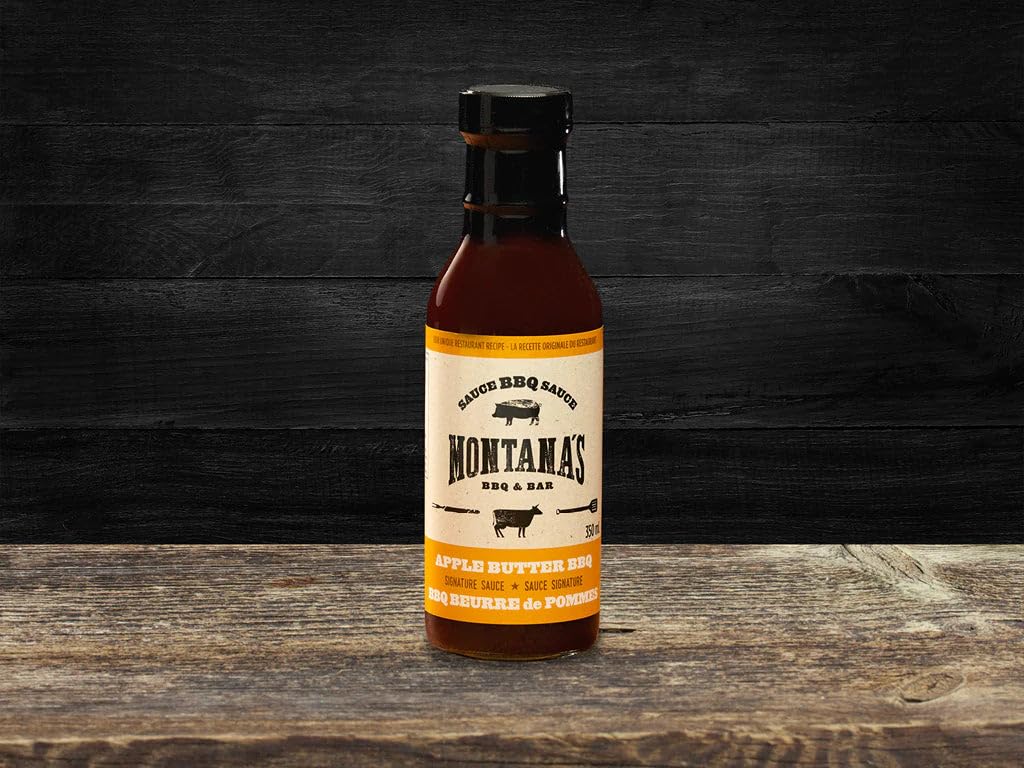 Best Brand Limited (Meilleures Marques Ltee.) Montana's Apple Butter BBQ Sauce 350ml/11.8 oz. Bottle