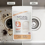 Natural House Sinky - Plant-Based Enzyme Drain Cleaner & Garbage Disposal Pods - Breaks Down Grease, Food Scraps - Septic-Safe, Plumbing-Friendly