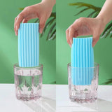4 Pack Damp Dusting Sponge Duster, Dust Cleaning Sponge, Reusable Household Cleaning Sponge Tool for Blinds, floorboards, Fan Blades, Vents, Glass