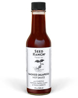 Seed Ranch Gourmet Smoked Jalapeno Hot Sauce, 5 Fl Oz - Medium Heat - Chipotle Pepper, Dates, Cumin & Carrots - Vegan, Non-GMO - Tacos, Burritos