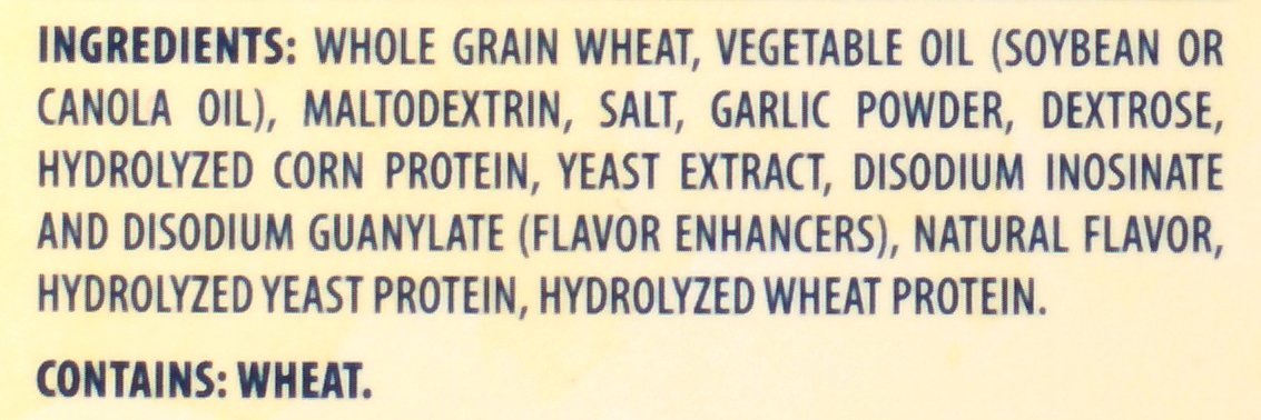 Triscuit Roasted Garlic Crackers, Non-GMO, 9 Ounce (Pack of 12)