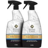 Stone Care International Granite Cleaner - 32 Fluid Ounces (2 Pack) Granite Marble Quartz Tile Travertine Limestone Slate Clean