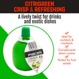 Piacelli CitrTrio Juice - Lemon, Lime & Orange Juice Concentrates Delivering Fresh, Natural Citrus Flavor for Cooking & Drinks - Lemon Juice Adds Zest