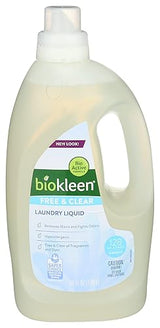 biokleen, Laundry Liquid, Free & Clear, 64 oz