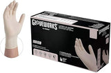 GLOVEWORKS Industrial Ivory Latex Gloves, Box of 100, 4 Mil, Size Small, Powder Free, Textured, Disposable, TLF42100-BX, White