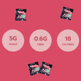 Cherry Blossom Juicy, Chewy Jellies I Premium Konjac Jelly Treats I 10 Sachets per Bag I Vegan, Gluten-Free, Low Calorie I Crafted in Japan I 5g