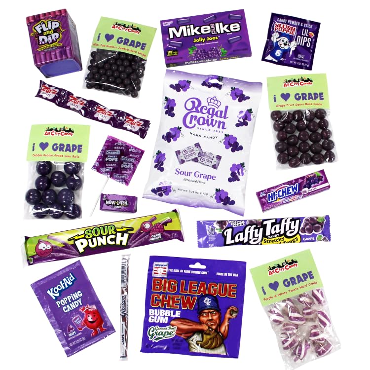 All City Candy's- I Heart Grape Candy Assortment Gift Box