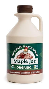 Maple Joe, Organic Dark Maple Syrup, 32 Fl Oz