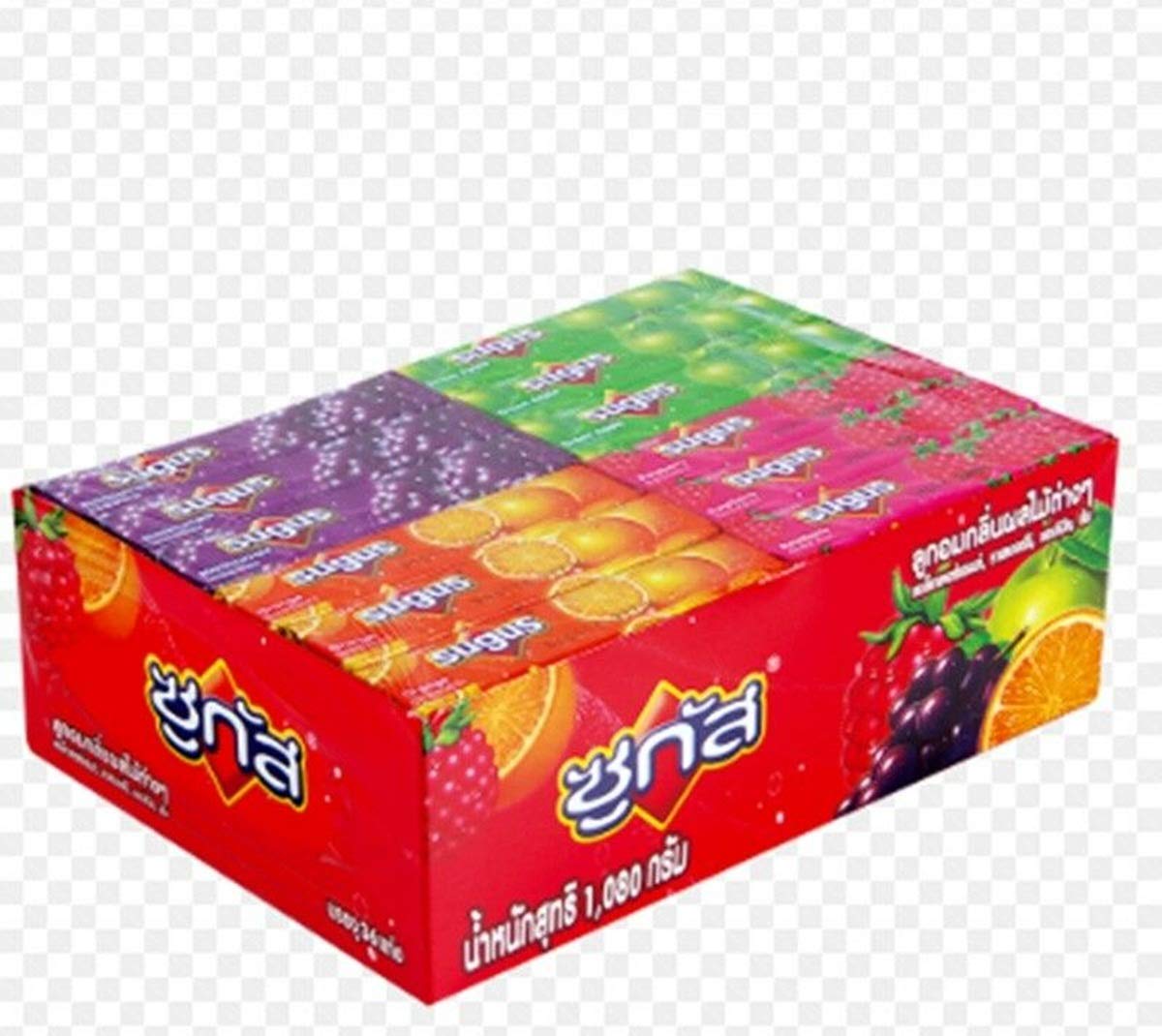 36 pcs. Sugus Jumbo candy chew soft fruit hi assorted delicious