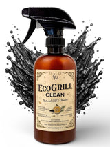 All-Natural BBQ Grill Cleaner & Degreaser | Spray, Wait & Wipe - Plant-Based Heavy Duty Griddle Cleaner, Fresh Citrus Scent, Non-Toxic Fume-Free