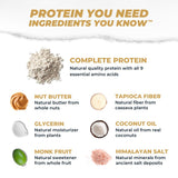 Atlas Real Food Protein Bar - 20g Protein, 11g Fiber, 1g Sugar, No Seed Oils, No Artificial Sweeteners (Salted Peanut Butter, 12 Count)