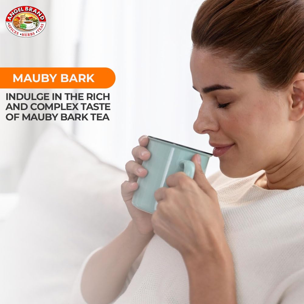 Angel Brand Mauby Bark Tea Bags 20 Pack of 3 - Herbal Mauby Tea for Digestion &