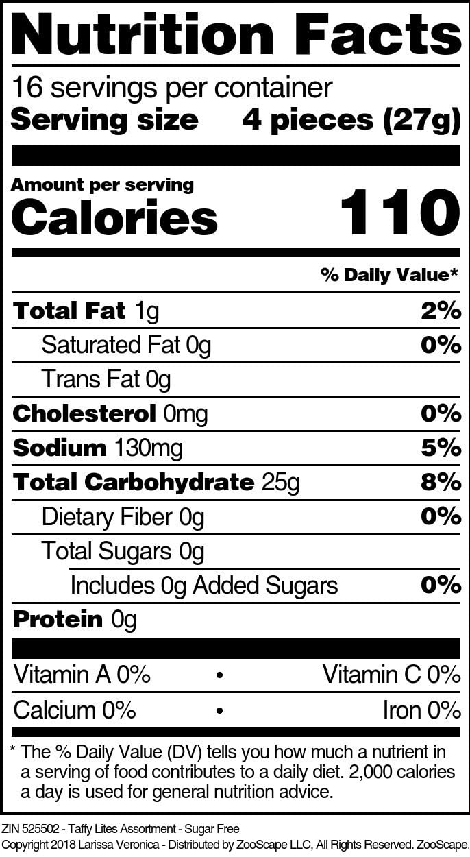 Taffy Lites Assortment - Sugar Free (16 oz, ZIN: 525502) - 2 Pack
