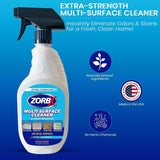ZORBX Extra-Strength Multi Surface Cleaner 24 oz - Get Rid of Unpleasant Odors and Unwanted Stains Instantly - Citrus Scented Fast-acting Furniture