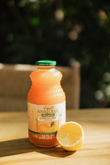 Pure Anatolia Organic Carrot Juice Mix 32 fl oz - Organic Juice Blend with Carrot, Orange, Pear & Lemon - Vegetable Drink With No Sugar Added, Vegan