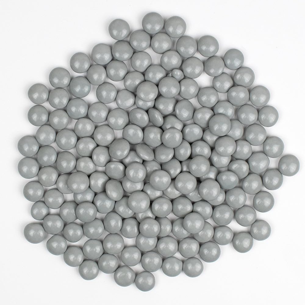1,060ct Silver Bulk Just Candy Chocolate Coated Candy Gem Treats (2.5lb)