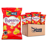 Wise Snacks Hot Cheese Popcorn 2.25 oz (16 Count) - Air-Popped, Gluten-Free Gourmet Snack, Delicious Spicy Flavor, Perfect for Movie Nights