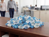Crystal Mint Hard Candy - 1 lb of Fresh Delicious Individually Wrapped Light Refreshing Blue Minty Candy