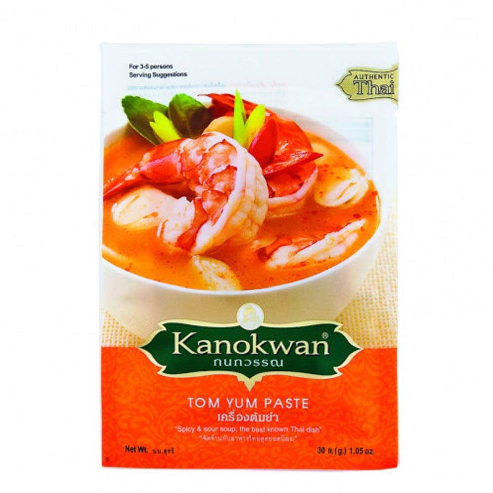 Kanokwan, Tom Yum Paste, Size 30 Gram X 6 Packs