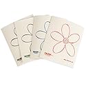 Skoy Cloth, 4-pack Versatile Swedish Dishcloths for Kitchen and Household Use, Reusable Cleaning Cloths, Planet-Friendly, Dishwasher and Dryer-Safe