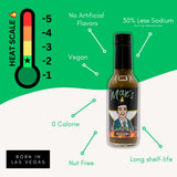 Max Flame-ous Jalapeño Hot Sauce - Earthy & Zesty | Mild 2/5 Heat | Perfect for Topping Eggs & Pork | Cooking | Best, Young, Unique Flavor, Tasty |