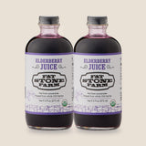 Fat Stone Farm Organic Elderberry Juice 2X 9.3 fl. oz (New)