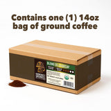 Harmonic Grounds Swiss Water Decaf | Organic Medium Roast Ground Coffee with Functional Mushrooms | Lion’s Mane, Reishi, Chaga, Cordyceps, Turkey Tail