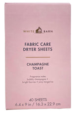 Bath & Body Works Champagne Toast Fabric Care Dryer Sheets - 40 Sheets