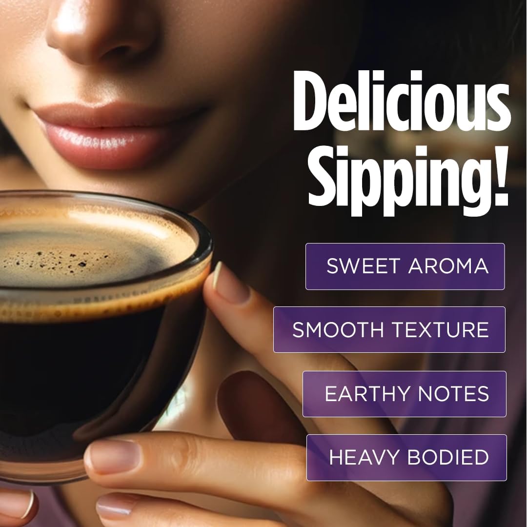 VitaCup Mushroom Instant Coffee | For Memory & Clarity Support | with Fiber, Chaga, Lion’s Mane | D3 & B Vitamins | Medium Roast 100% Arabica