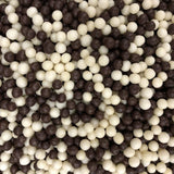 3mm DUO Crispies - 1.2lb Jar | White & Chocolate Candy-Coated Rice Cereal for Desserts, Cakes, Brigadeiros, Cupcakes & Ice Cream