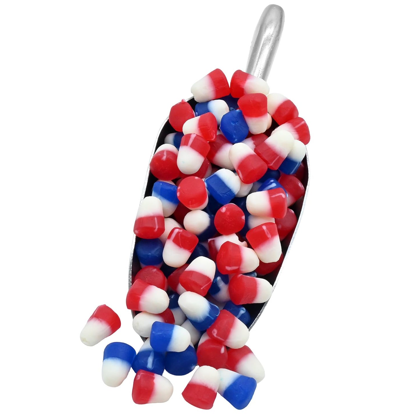Candy Retailer JuJu Drops, Red White and Blue, 4th of July Theme, 1 Pound