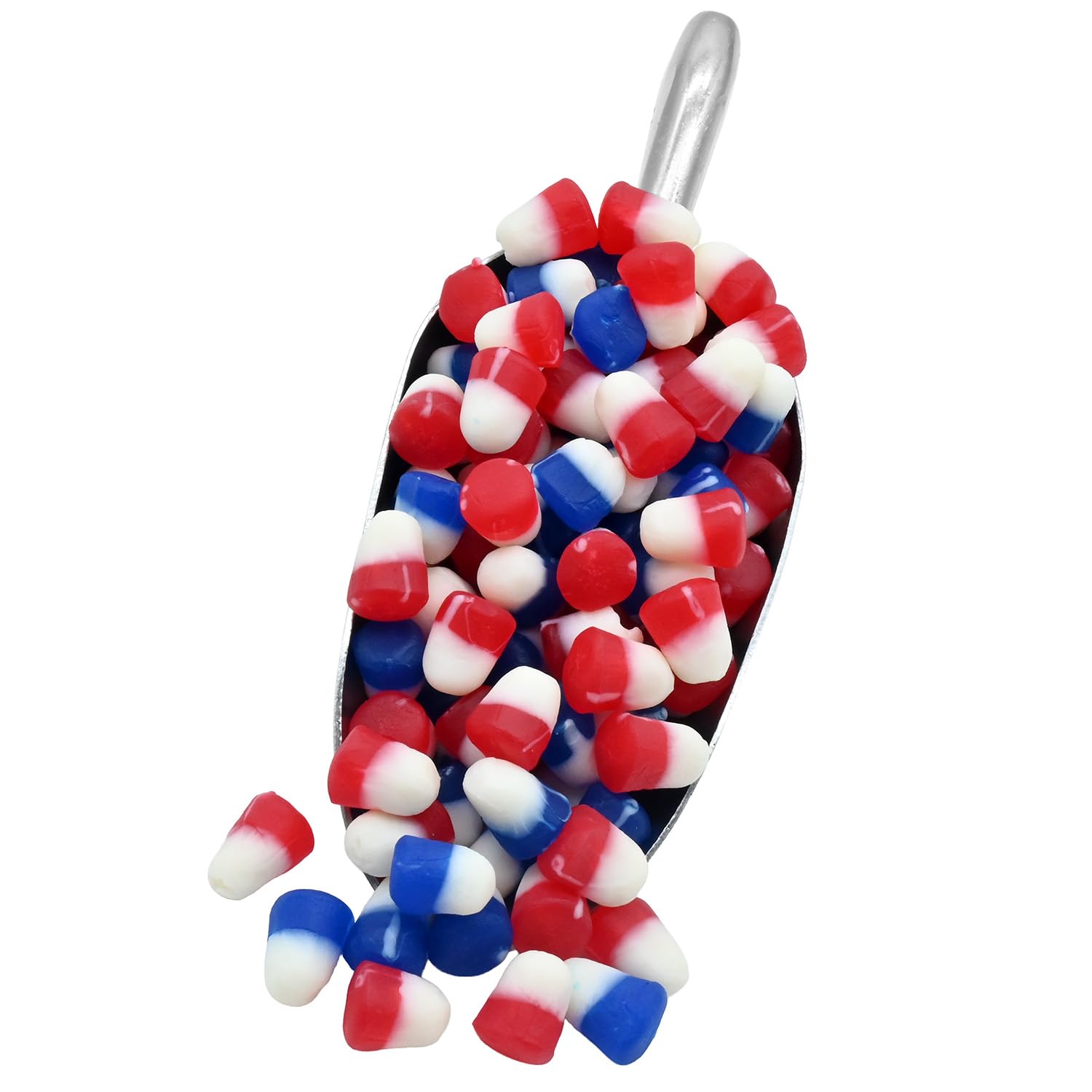 Candy Retailer JuJu Drops, Red White and Blue, 4th of July Theme, 1 Pound