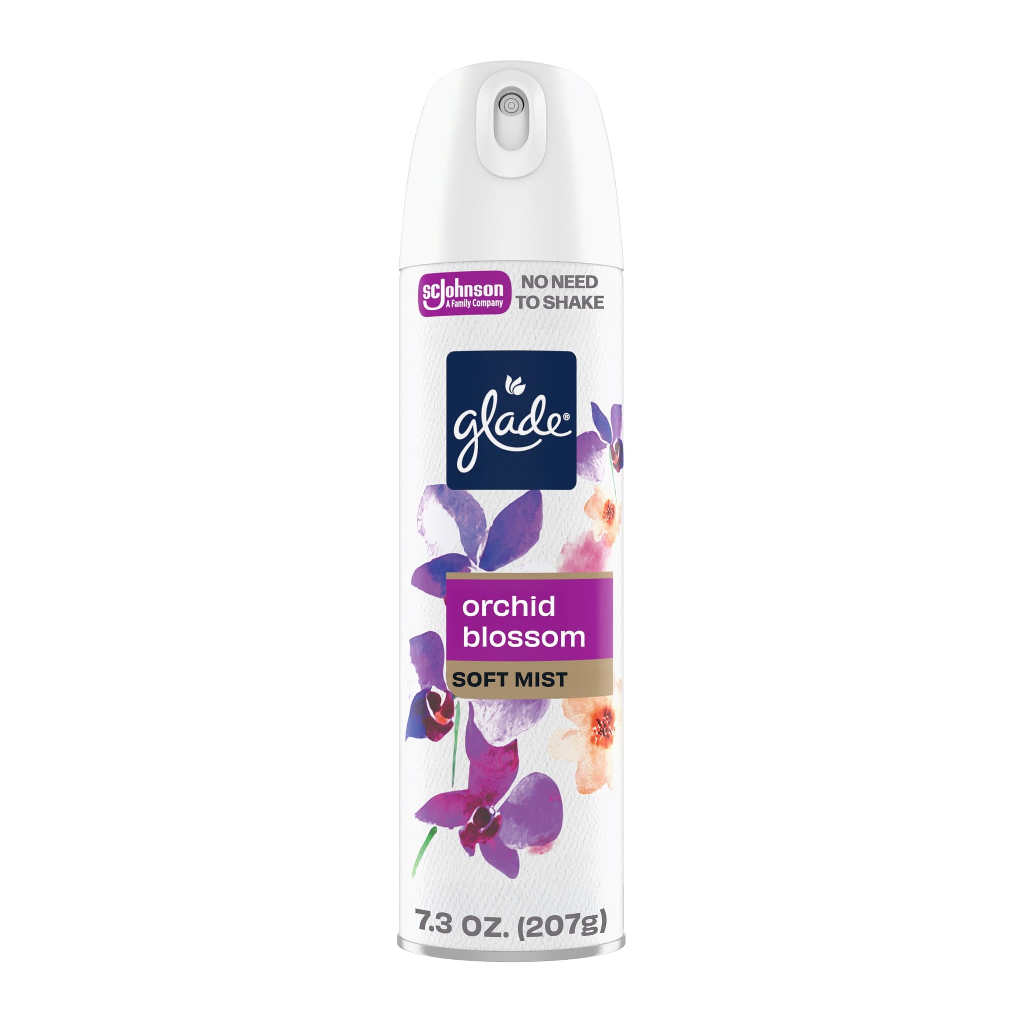 Glade Odor Fighting Soft Mist Air Freshener Room Spray, Orchid Blossom, 7.3oz., 1 count