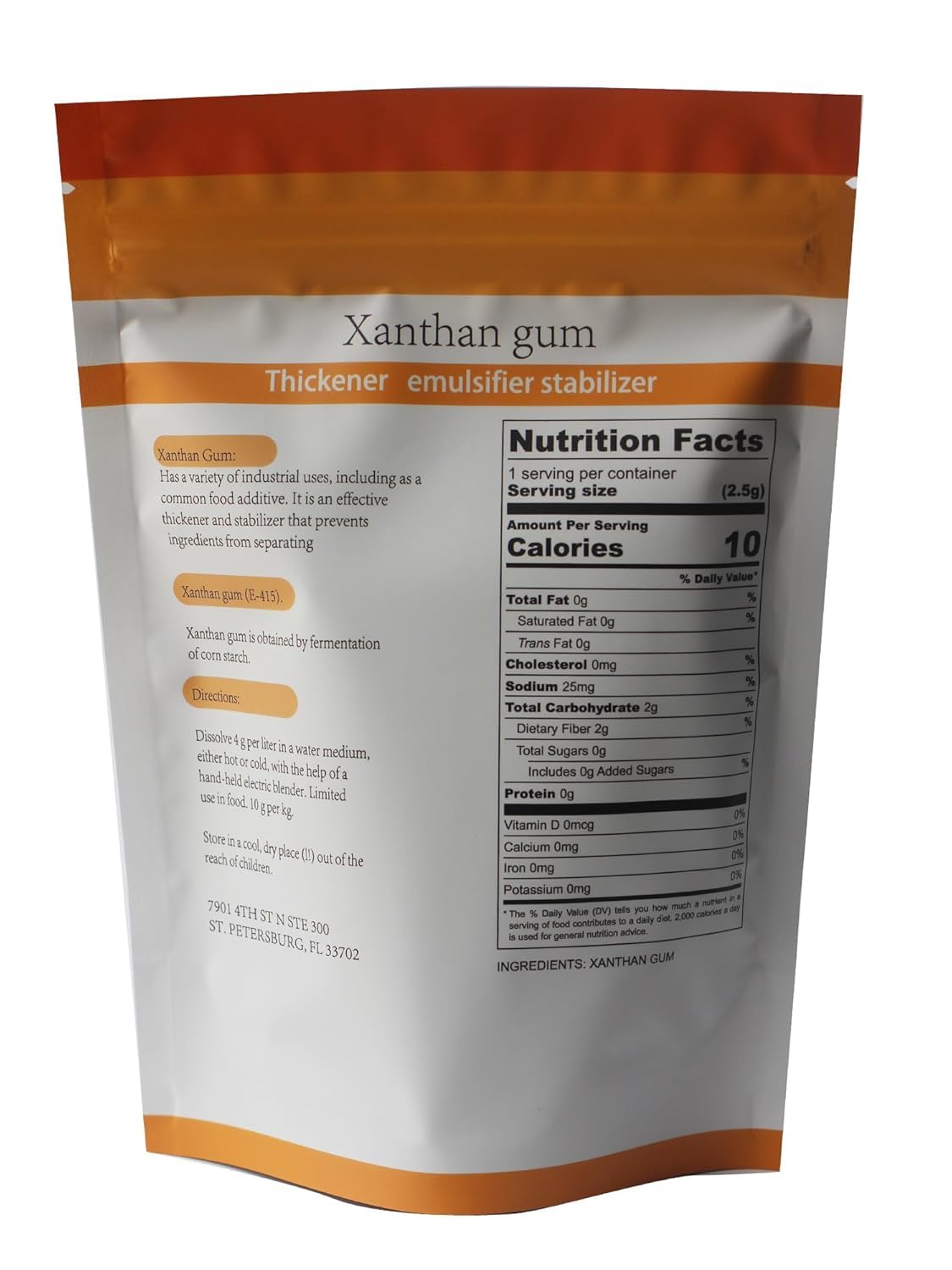 Xanthan Gum - 4 oz - 100% Natural Xanthan Gum Powder - Keto Friendly and Gluten Free - No Carbs for Baking, Xanthan Gum for Thickening and Ice Cream