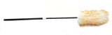 Surell Duster - Lambswool Feather Duster with Extendable 30" Handle - Anti Static Shearling Duster Head for Cleaning Cars, Ceiling Fans, Furniture