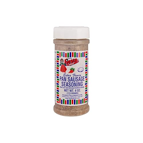 Bolner's Fiesta Mexican Seasonings & Spices 4.5oz - 7oz (Pack of 3) Choose Flavor Below (Pan Sausage Seasoning 4oz)