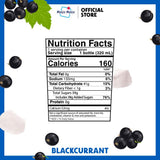 Mogu Mogu Blackcurrant Juice Drink with Nata de Coco - Bold Fruit Flavor with Chewy Coconut Jelly, 10.8oz Bottles (Pack of 6) - Fun-to-Drink, Juicy
