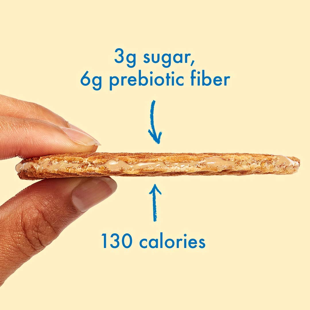 Rip Van Wafels Birthday Cake Stroopwafels - Healthy Snacks - Non GMO Snack - Keto Friendly - Office Snacks - Low Sugar (3g) - Low Calorie Snack - 12