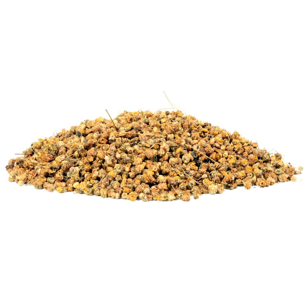 EidolonGreen Wild Chrysanthemum (Dendranthema indicum/Ye Ju Hua/???/?? ??) - 60g (2oz) Dried Whole Flowers - Traditional Botanical Tea Ingredient