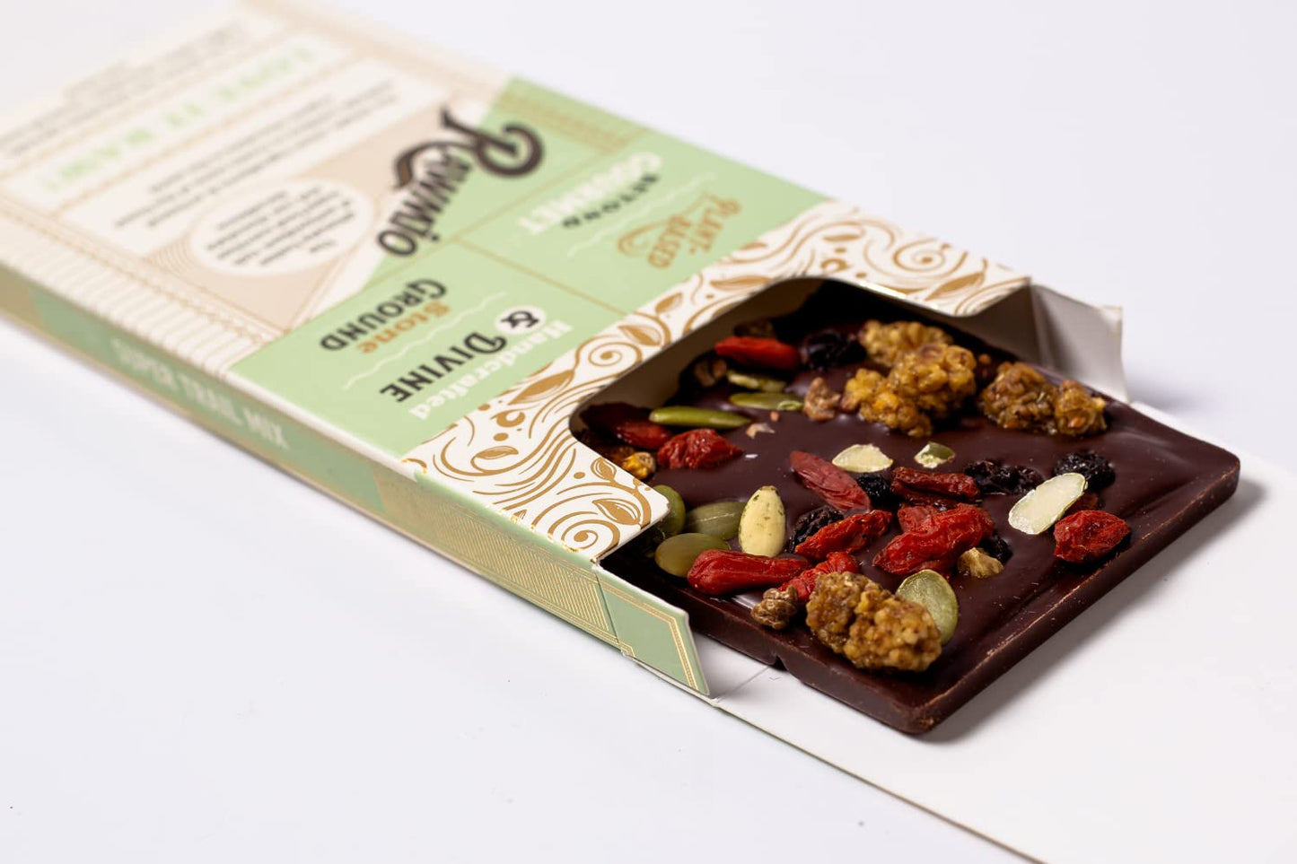 Rawmio Trail Mix Bark - 2.12 oz. - Raw, Organic, Vegan, Kosher - Pack of 12