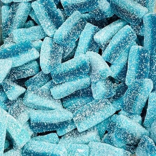 Super Sour Blue Slices Gummy Candy, Blue, 2.2 Lbs