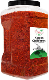 Byait Gochugaru Korean Chili Flakes 64 Oz (4 LB), Medium Hot