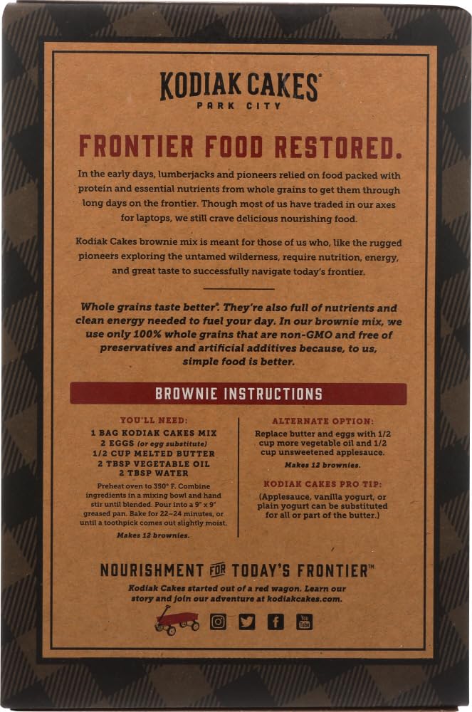 Kodiak Cakes Chocolate Fudge Brownie Mix (Pack of 2)2