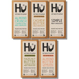 Hu Chocolate Milk Chocolate Bars Variety Pack, 5 Count (Simple, Hazelnut Butter & Hazelnut Crunch, Almond Crunch Coconut Flakes, Almond Crunch