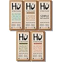 Hu Chocolate Milk Chocolate Bars Variety Pack, 5 Count (Simple, Hazelnut Butter & Hazelnut Crunch, Almond Crunch Coconut Flakes, Almond Crunch