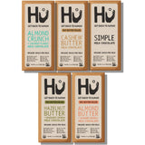 Hu Chocolate Milk Chocolate Bars Variety Pack, 5 Count (Simple, Hazelnut Butter & Hazelnut Crunch, Almond Crunch Coconut Flakes, Almond Crunch