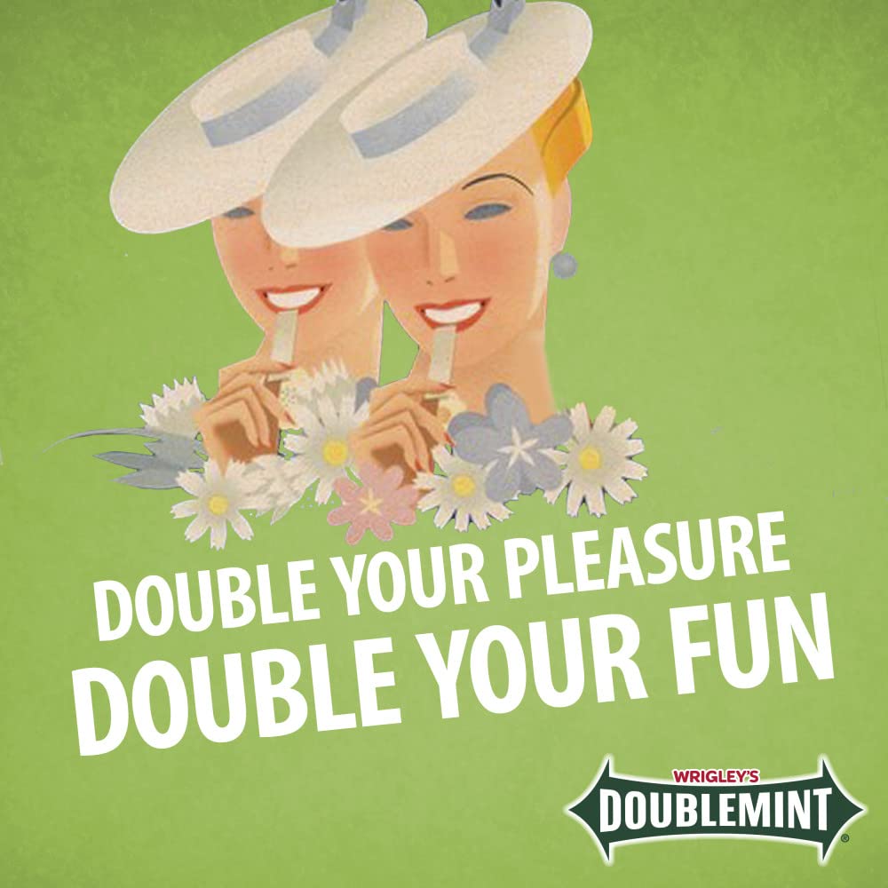 Wrigley's Doublemint Sugarfree Chewing Gum, Single Pack (15 Pieces)