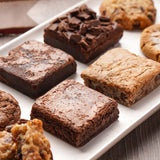 Broadway Basketeers Happy Birthday Gift Basket - 44 Individually Wrapped Gourmet Brownies & Cookies Snack Assortment - Birthday Gifts for Family