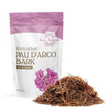 Halo Naturals Pau D'Arco Bark Cut & Sifted Wildcrafted, 4 Ounces Resealable Pouch| Packaged in The USA