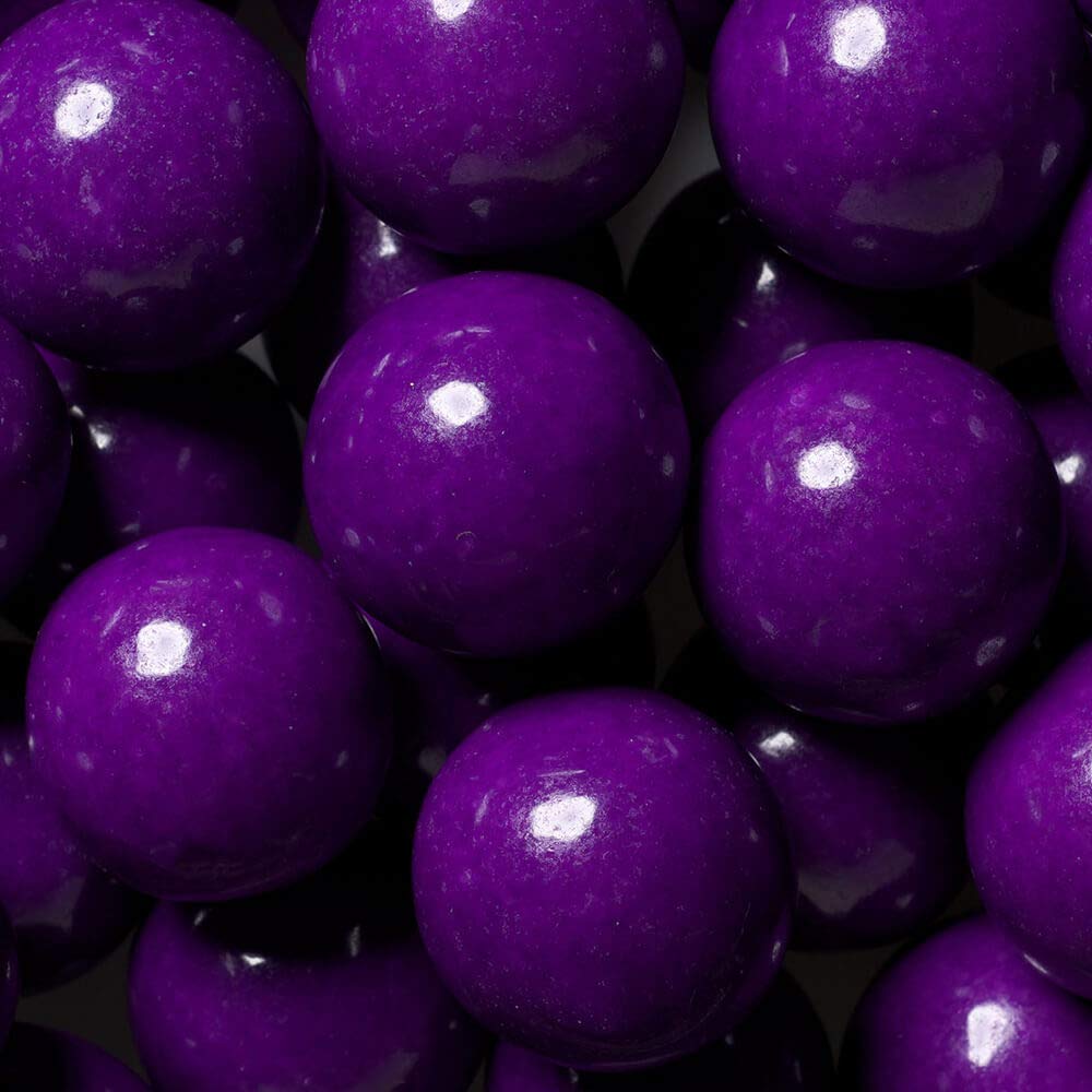 Color It Candy Purple 1 inch Gumballs 2 Lb Bag - Perfect For Table Centerpieces, Weddings, Birthdays, Candy Buffets, & Party Favors.
